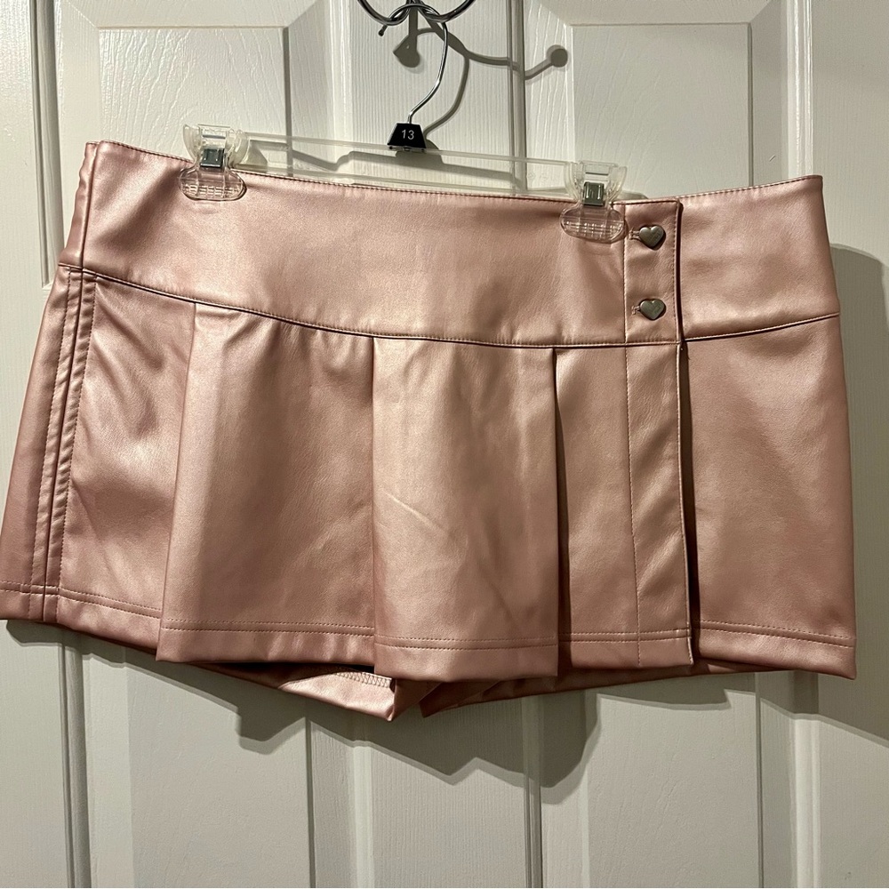 Celebrity Pink Pleated Skort – Blush Pink | Size XL